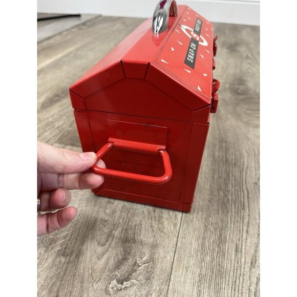 Vtg Snap-On Tools Party Box Poker Chips Set Deck Cards Dice Cribbage - Picture 7 of 11